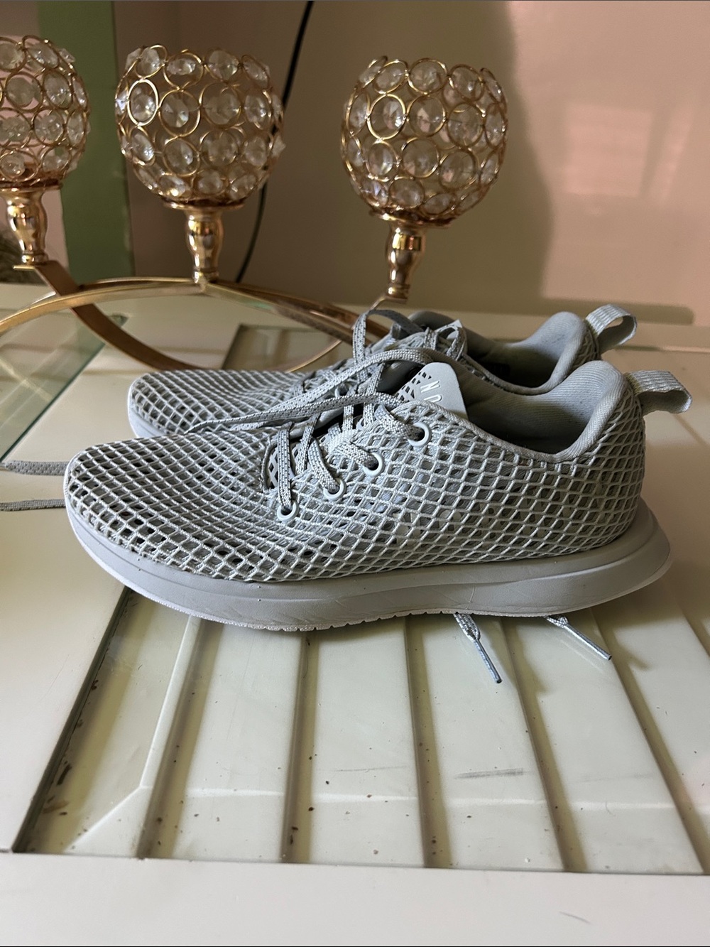 NOBULL Light Gray Mesh Men's Sneakers
